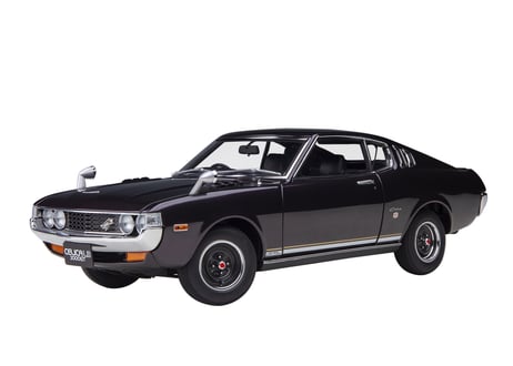AUTOart 1/18　トヨタ セリカ リフトバック 2000GT （RA25） 1973 （ダークパープル・メタリック）　78769