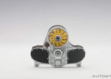 AUTOart  空冷エンジン レターホルダー （イエロー）　45576