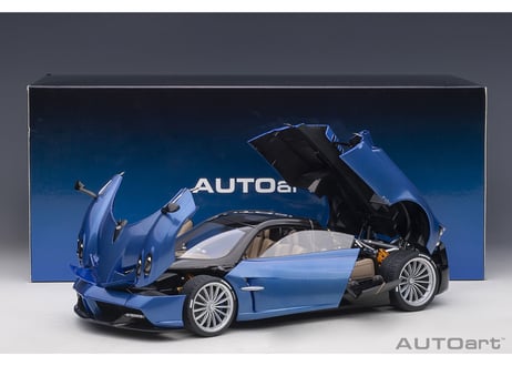 AUTOart 1/18　パガーニ ウアイラ ロードスター （ブルー・カーボン）　78286