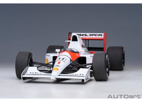 ＊再生産＊　AUTOart 1/18　マクラーレン ホンダ MP4/6 日本GP 1991年 #1 （アイルトン・セナ） ※マクラーレンロゴ入り　89140