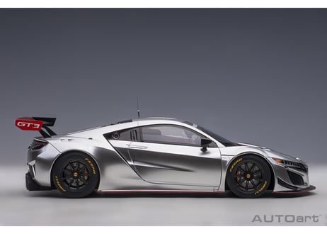 AUTOart 1/18　ホンダ NSX GT3 2018 （ハイパー・シルバー）＊開閉無　81897