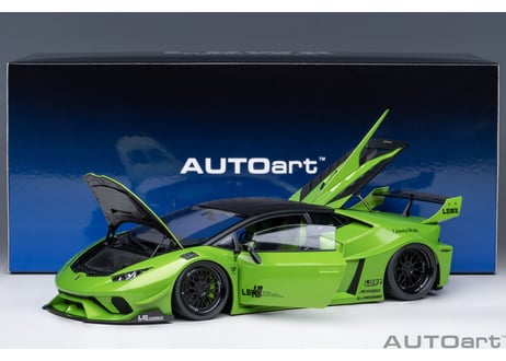 AUTOart 1/18　 リバティーウォーク LB‐シルエット ワークス ランボルギーニ ウラカン GT （パール・グリーン）　79128
