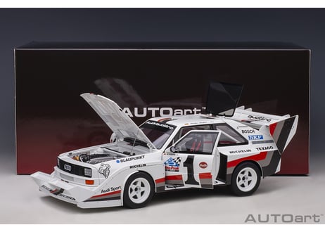 AUTOart 1/18　アウディ スポーツクワトロ S1 1987 #1 （パイクスピーク優勝／ヴァルター・ロール）　88700