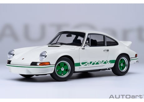 AUTOart 1/18　ポルシェ 911 カレラ 2.7 RS （グランプリホワイト／グリーン・ストライプ）　78031