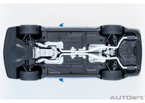 AUTOart 1/18　ダッジ チャレンジャー SRT スーパー ストック 2023 （パール・ブルー／カーボンブラック・ストライプ ＜FROSTBITE＞）　71767