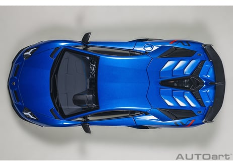 AUTOart 1/18　ランボルギーニ アヴェンタドール SVJ （メタリック・ブルー）　79174