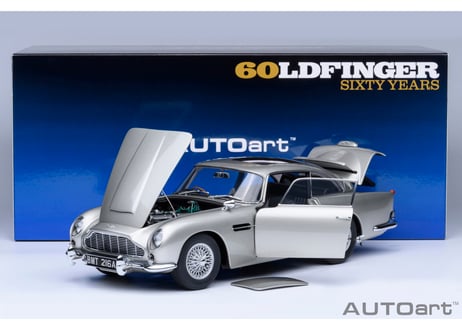 AUTOart 1/18　アストンマーチン DB5 「007／ゴールドフィンガー」 ボンドカー　70296