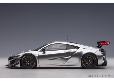 AUTOart 1/18　ホンダ NSX GT3 2018 （ハイパー・シルバー）＊開閉無　81897