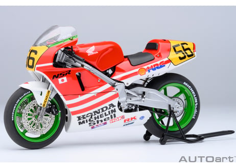 AUTOart 1/12　ホンダ NSR500 WGP500 #56 「バリバリ伝説」 （「巨摩 郡」 ヘルメット付属）　12566