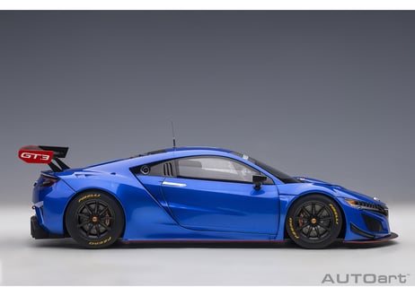 AUTOart 1/18　ホンダ NSX GT3 2018 （ハイパー・ブルー）＊開閉無　81896