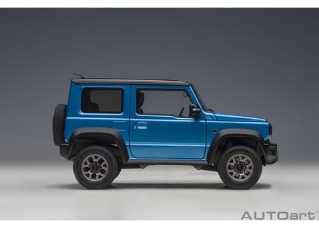 AUTOart 1/18　スズキ ジムニー シエラ （JB74） （ブルー・メタリック／ブラック・ルーフ）　78507