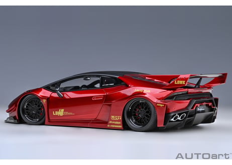 AUTOart 1/18　 リバティーウォーク LB‐シルエット ワークス ランボルギーニ ウラカン GT （ハイパー・レッド）　79126