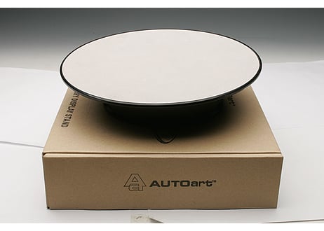 AUTOart　ロータリー ディスプレイ スタンド ・ ミディアム 直径25.5cm （シルバー）　98015
