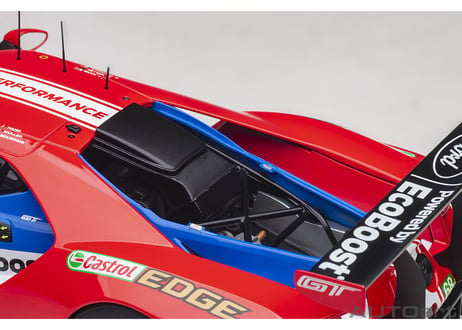 AUTOart 1/18　フォード GT 2019 #68 （ル・マン24時間レース LMGTE Proクラス）（ブルー／ホワイト／レッド）　81912
