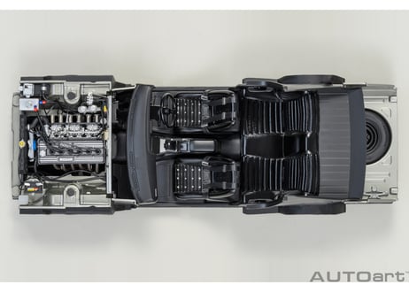 ”オンラインストア限定モデル”　AUTOart 1/18　日産 スカイライン 2000GT-R （KPGC110） チューンド・バージョン（シルバー／カーボン・ボンネット）　77477