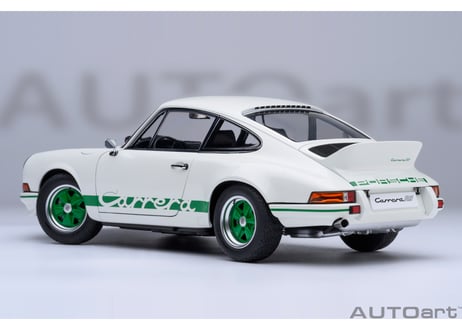 AUTOart 1/18　ポルシェ 911 カレラ 2.7 RS （グランプリホワイト／グリーン・ストライプ）　78031