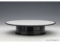 AUTOart　ロータリー ディスプレイ スタンド ・ ミディアム 直径25.5cm （シルバー）　98015