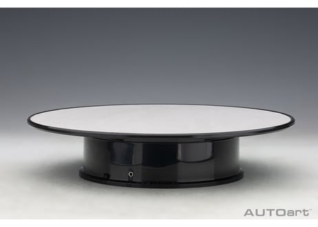 AUTOart　ロータリー ディスプレイ スタンド ・ ミディアム 直径25.5cm （シルバー）　98015