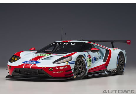 AUTOart 1/18　フォード GT 2019 #69 （ル・マン24時間レース LMGTE Proクラス）（ライトブルー／レッド）　81913
