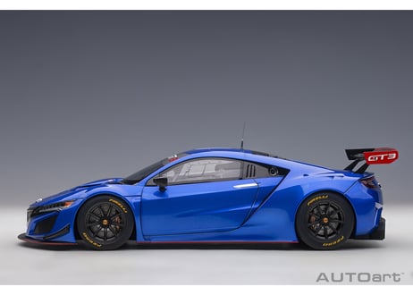 AUTOart 1/18　ホンダ NSX GT3 2018 （ハイパー・ブルー）＊開閉無　81896