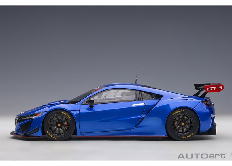 AUTOart 1/18 ホンダ NSX GT3 2018 (ハイパー・ブルー)*開閉 AUTOart 1/18 ホンダ NSX GT3 2018 (ハイパー・ブルー)*開閉