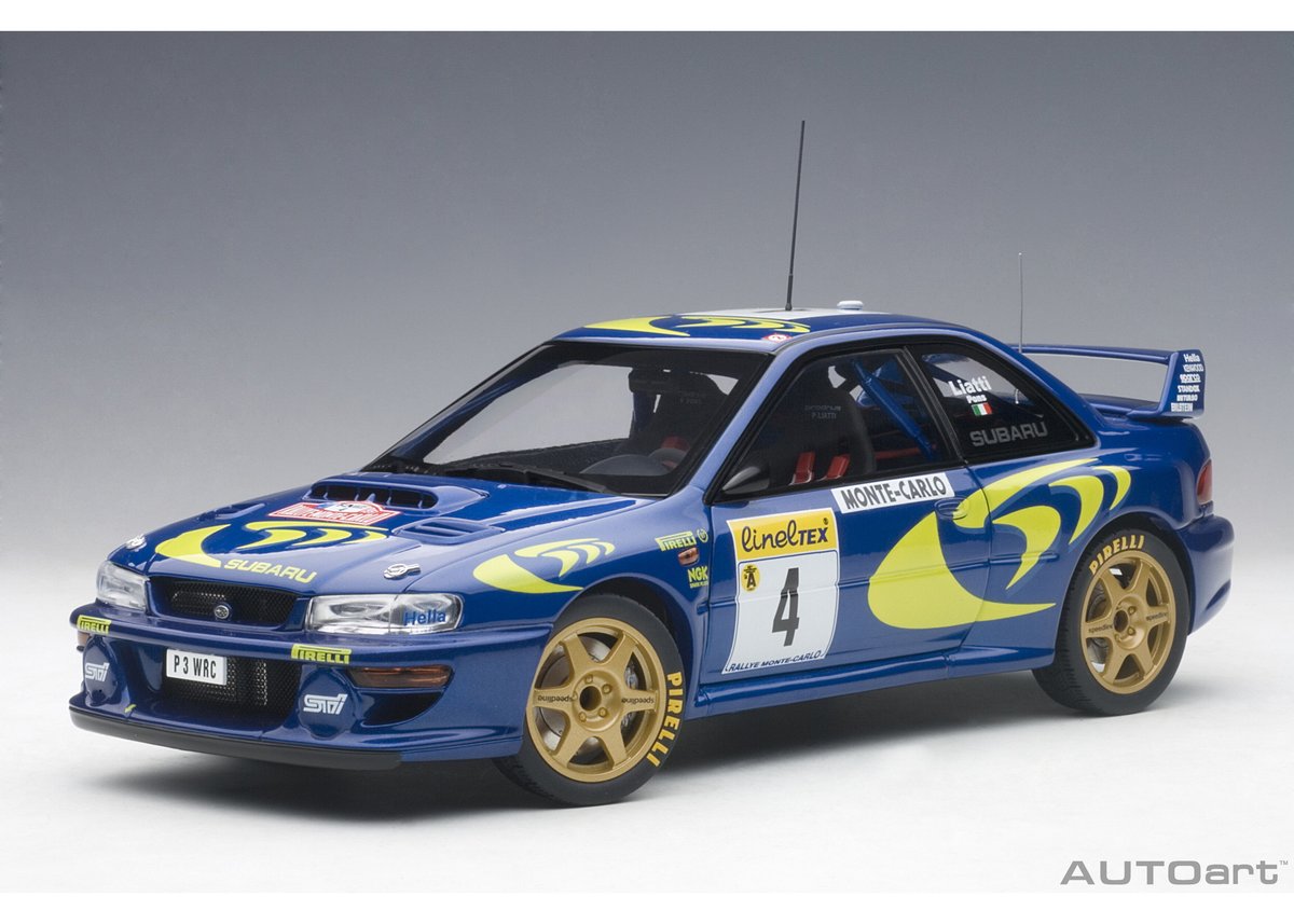 AUTOart 1/18 スバル インプレッサ WRC 1997 #4 (リアッティ ...