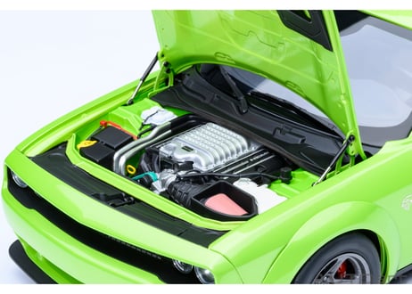 AUTOart 1/18　ダッジ チャレンジャー SRT スーパー ストック 2023 （メタリック・ライムグリーン ＜SUBLIME＞）　71769