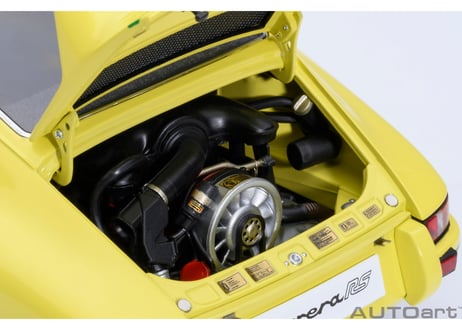 AUTOart 1/18　ポルシェ 911 カレラ 2.7 RS （ライトイエロー／グリーン・ストライプ）　78033