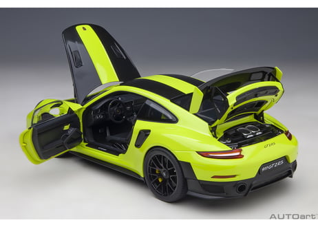 AUTOart 1/18　ポルシェ 911 （991.2） GT2 RS ヴァイザッハ・パッケージ （ライトグリーン／カーボンブラック）　78187