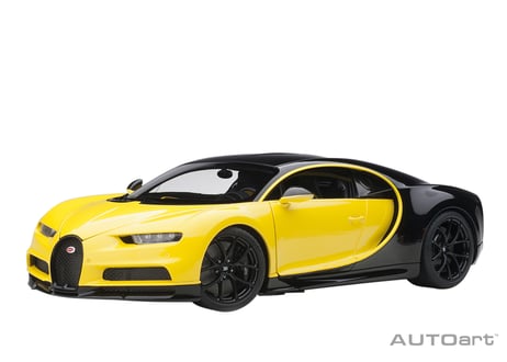 AUTOart 1/18　ブガッティ シロン 2017 （イエロー／ブラック）　70994