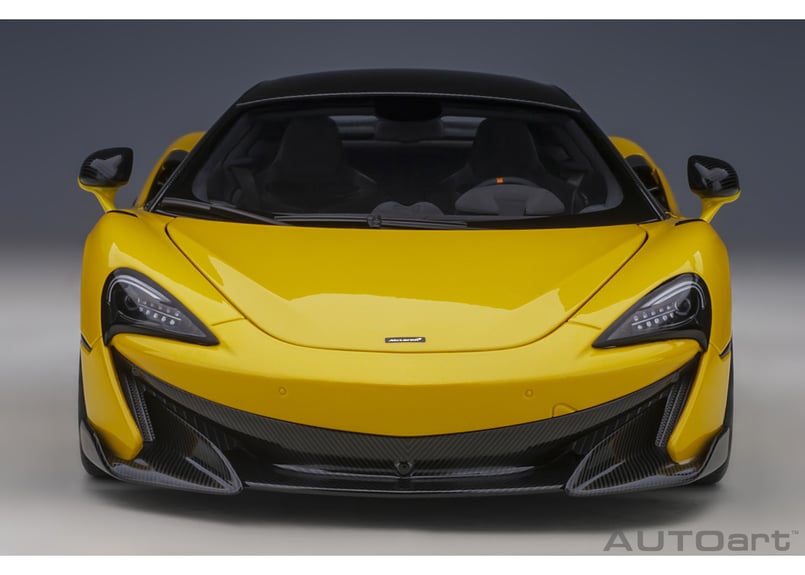 AUTOart 1/18 マクラーレン 600LT(イエロー・パール/カーボン AUTOart 1/18 マクラーレン 600LT(イエロー・パール/カーボン