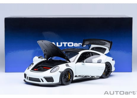 AUTOart 1/18　ポルシェ 911 （991.2） GT3 RS ヴァイザッハ・パッケージ （ホワイト／カーボンブラック）　78176