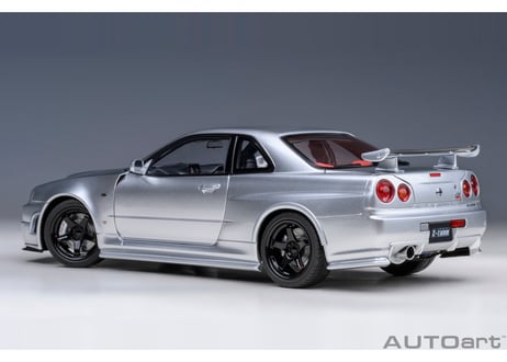 AUTOart 1/18　ニスモ R34 GT-R Z-tune （Z-tune シルバー）　77461