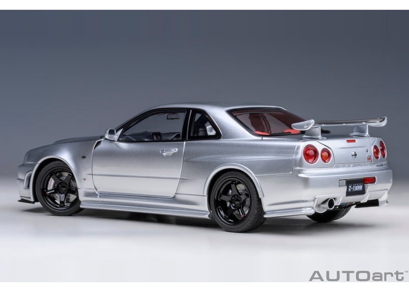 AUTOart 1/18 ニスモ R34 GT-R Z-tune (Z-tune シルバー) AUTOart 1/18 ニスモ R34 GT-R Z-tune (Z-tune シルバー)