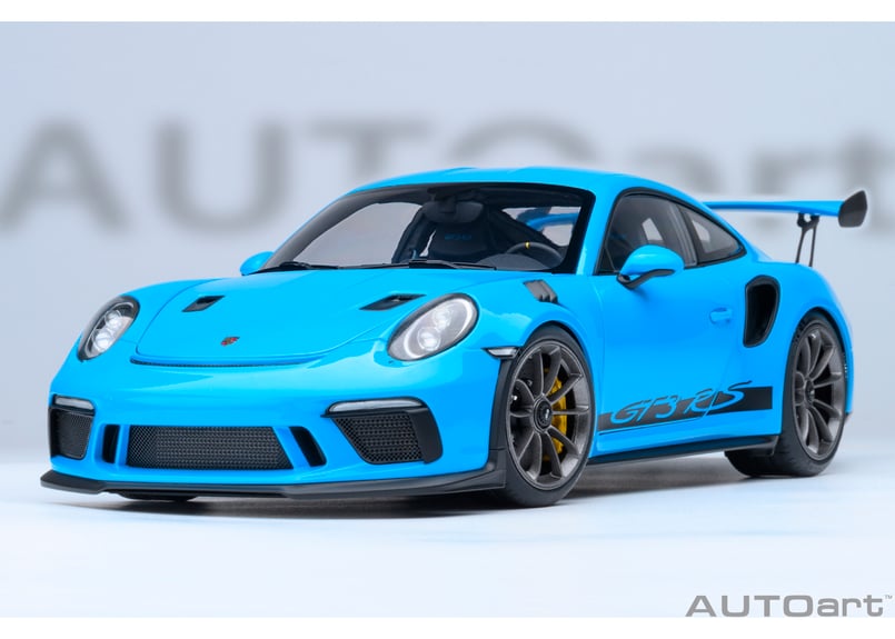 autoart 1/18 ポルシェ 911GT2 RS GT3 AUTOart 1/18 ポルシェ 911 （991.2） GT3 RS （ライトブルー） 7