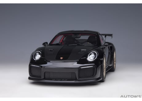 AUTOart 1/18　ポルシェ 911 （991.2） GT2 RS ヴァイザッハ・パッケージ （ブラック／カーボンブラック）　78186