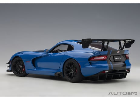 AUTOart 1/18　ダッジ バイパー ACR （ブルー／ブラック・ストライプ）　71734