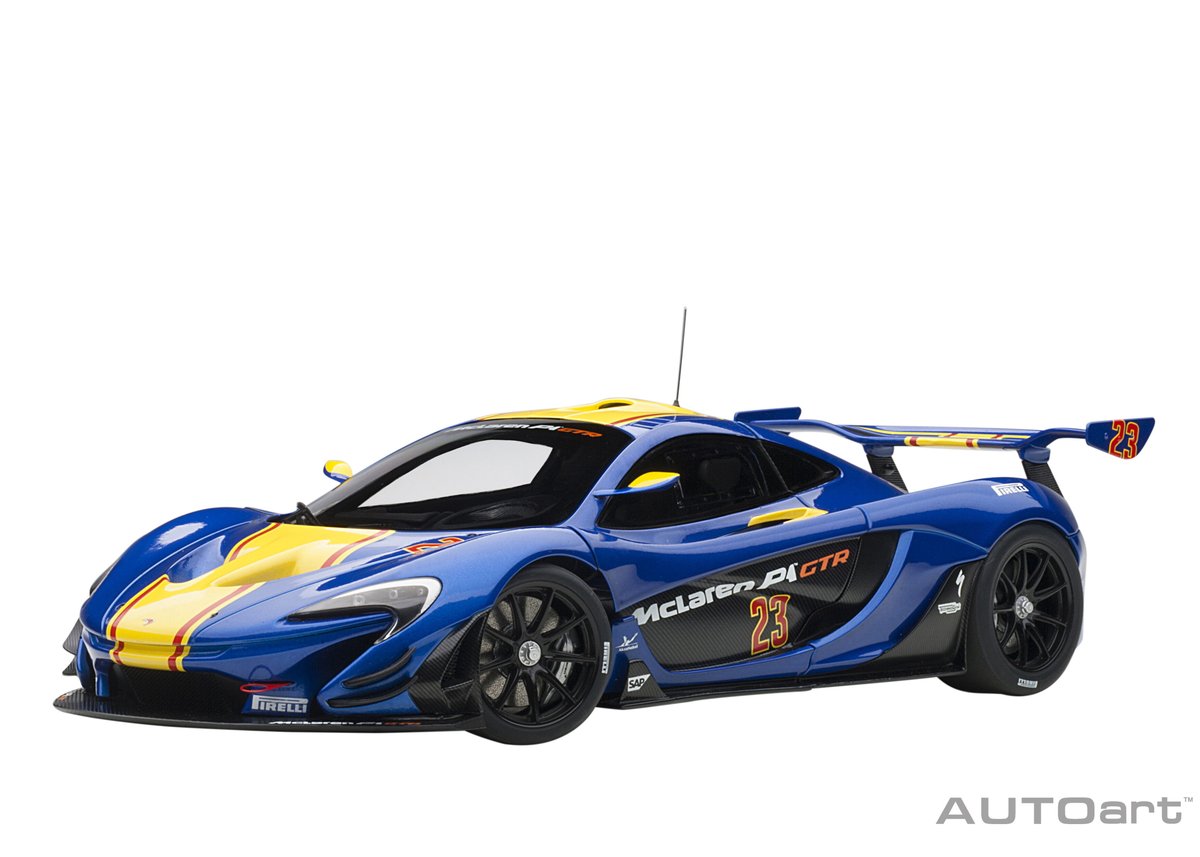 AUTOart 1/18 マクラーレン P1 GTR （ブルー／イエロー） 81542 | A...