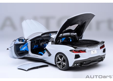 AUTOart 1/18　シボレー コルベット （C8） スティングレイ Z51 （グレー・メタリック）　71284