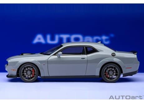 AUTOart 1/18　ダッジ チャレンジャー R/T スキャットパック ワイドボディ 2022 （SMOKE SHOW / グレー）　71774