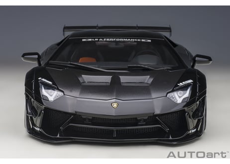 AUTOart 1/18　リバティーウォーク LB-WORKS ランボルギーニ アヴェンタドール リミテッドエディション （ブラック＜LBWK＞／カーボンブラック・ボンネット）　79244