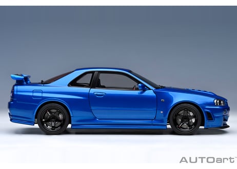AUTOart 1/18　ニスモ R34 GT-R Z-tune （ベイサイドブルー） 77462