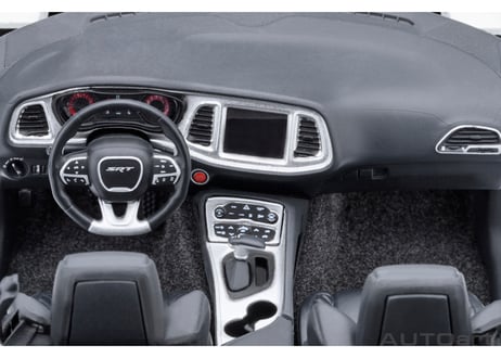 AUTOart 1/18　ダッジ チャレンジャー SRT スーパー ストック 2023 （ホワイト／カーボンブラック・ストライプ ＜KNUCKLE WHITE＞）　71766