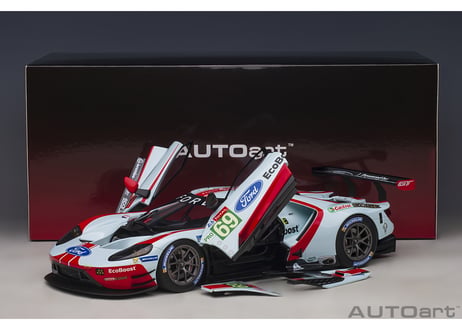 AUTOart 1/18　フォード GT 2019 #69 （ル・マン24時間レース LMGTE Proクラス）（ライトブルー／レッド）　81913