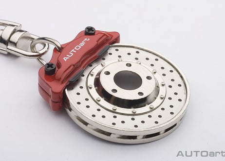 AUTOart  ブレーキディスク キーチェーン　エボリューション （レッドキャリパー）　40057
