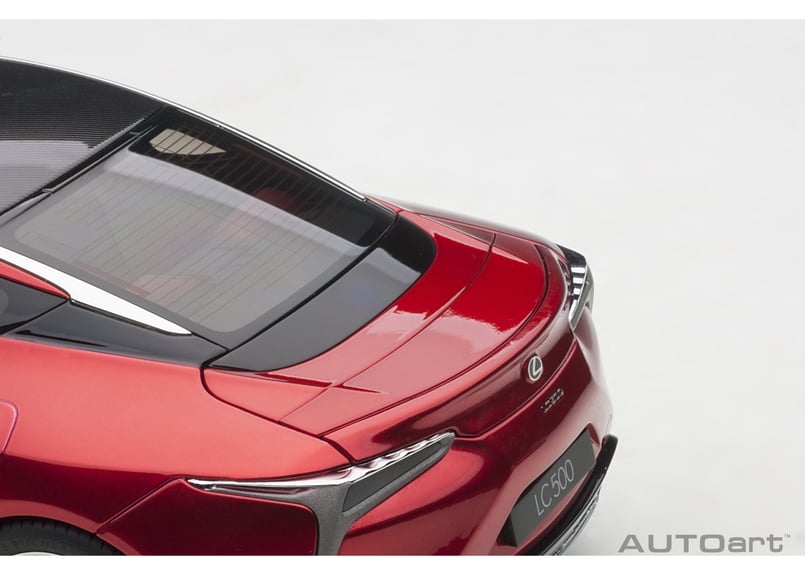 AUTOart 1/18 レクサス LC500 （メタリック・レッド ※インテリア 