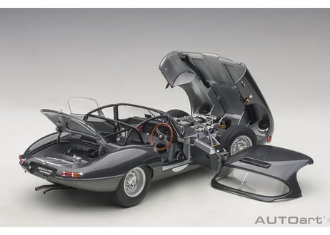 AUTOart 1/18　ジャガー ライトウェイト Eタイプ （ダーク・グレー）　73647