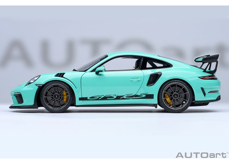 AUTOart 1/18 ミニカー　ポルシェ911GT3 AUTOart 1/18 ポルシェ 911 （991.2） GT3 RS （ミントグリーン）