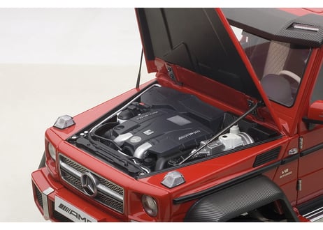 1/18　メルセデス ベンツ G63 AMG 6x6 （レッド）　76304