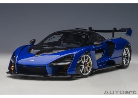 AUTOart 1/18　マクラーレン セナ （メタリック・ブルー）　76079